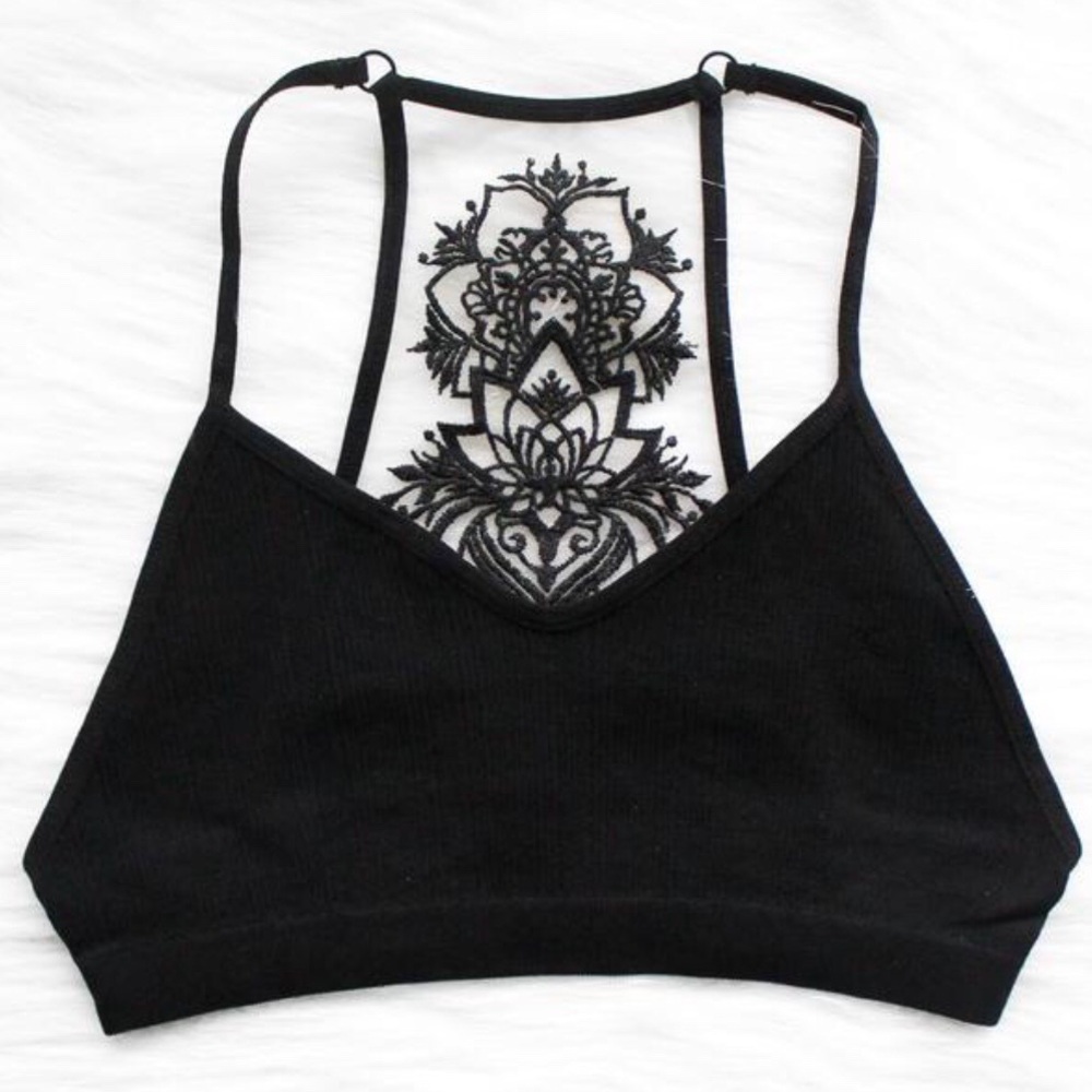 CLEARANCE {LAST1} ‘Henna’ Tattoo Bralette - Picture 4 of 8